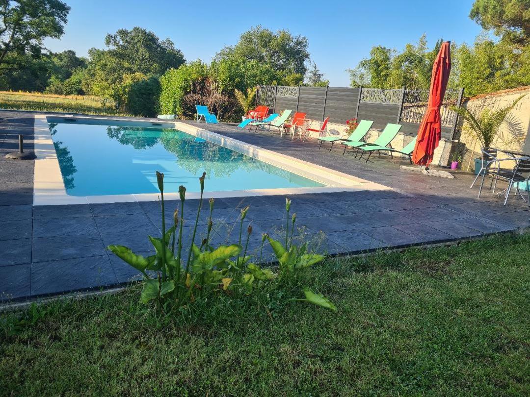 Bed and Breakfast Aux Abris Des Vents D'Anges Les Artigues-de-Lussac Екстер'єр фото